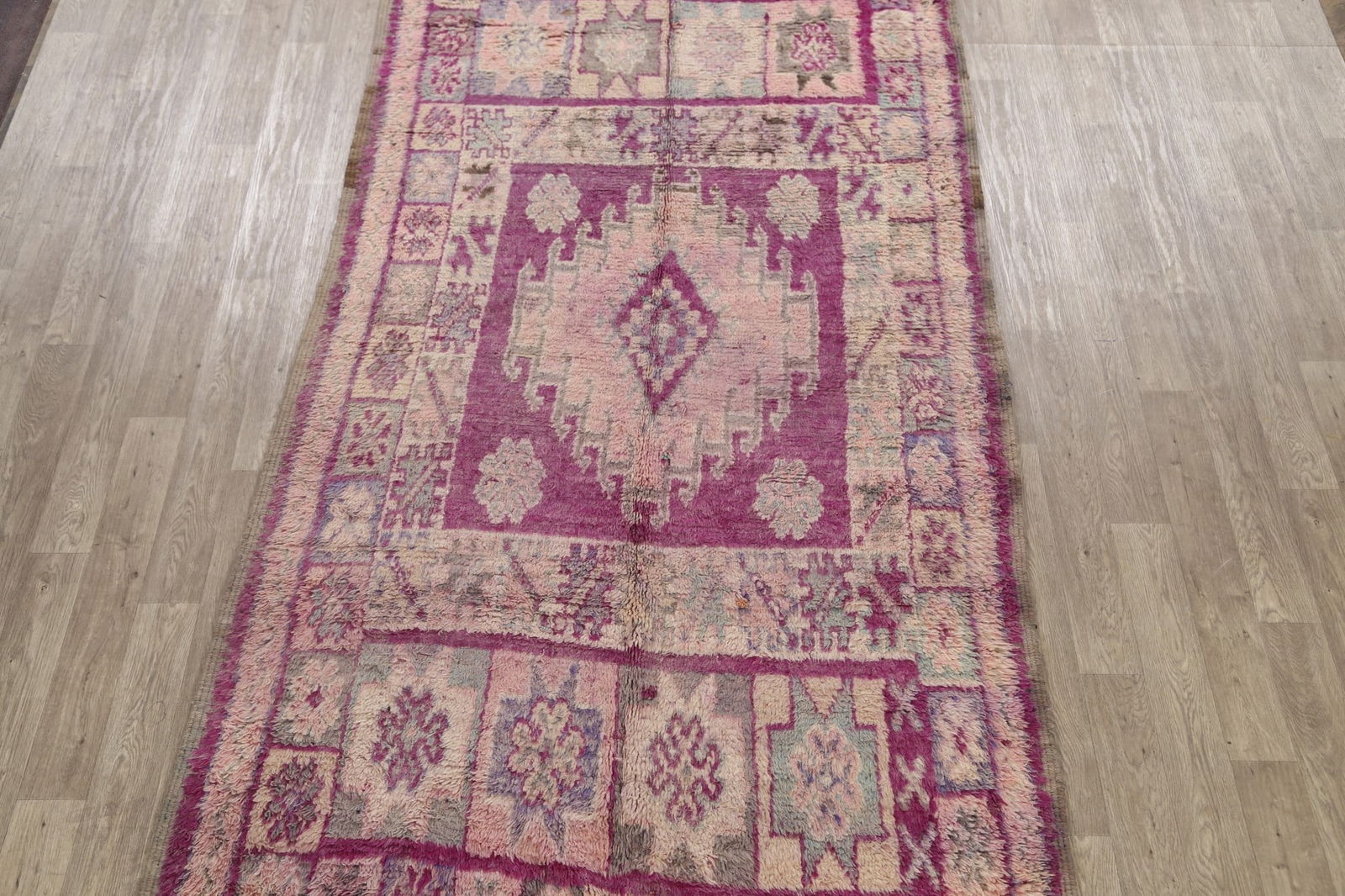 Antique Tribal Moroccan Oriental Area Rug 6x12 - 3