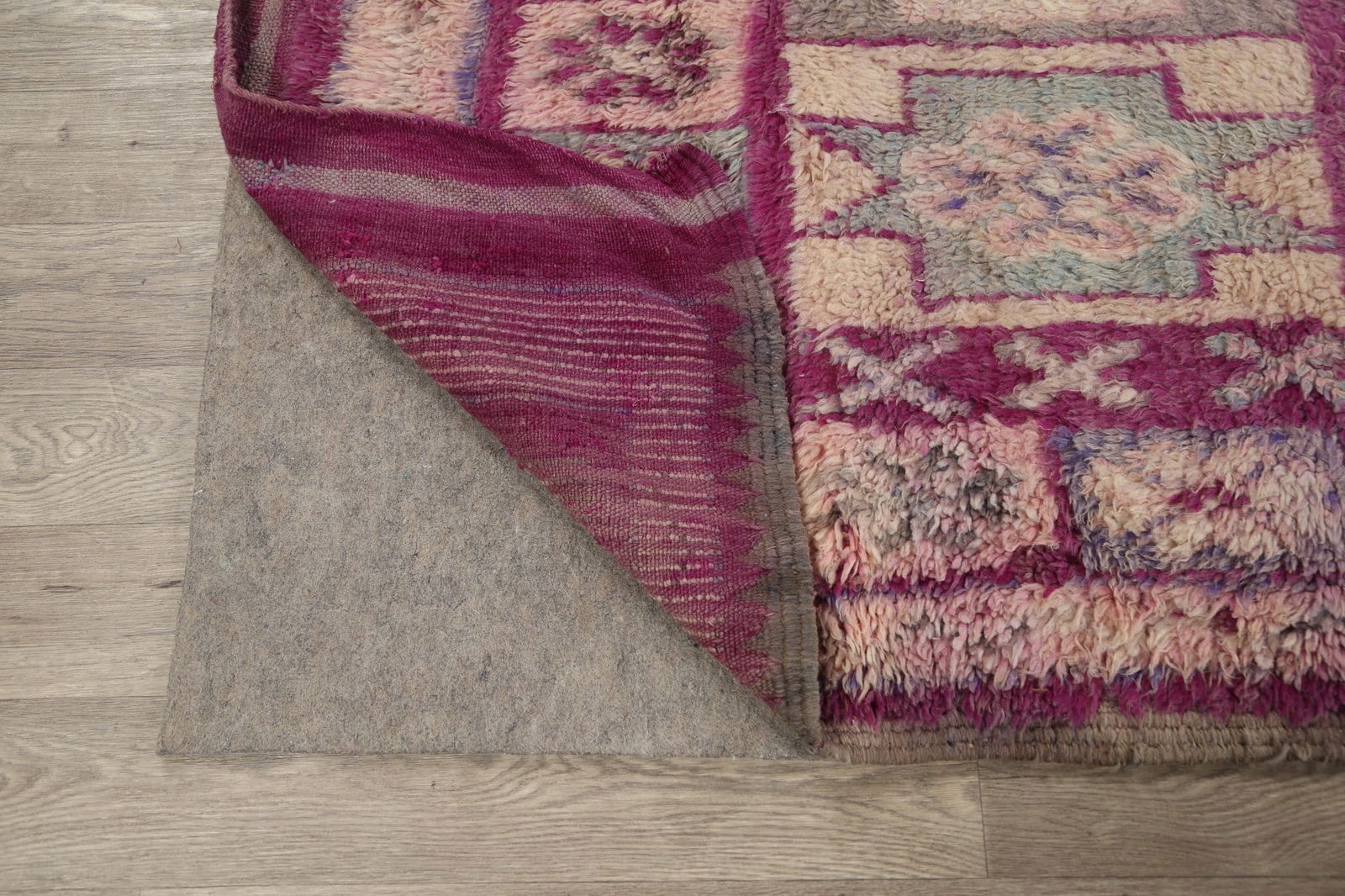 Antique Tribal Moroccan Oriental Area Rug 6x12 - 7