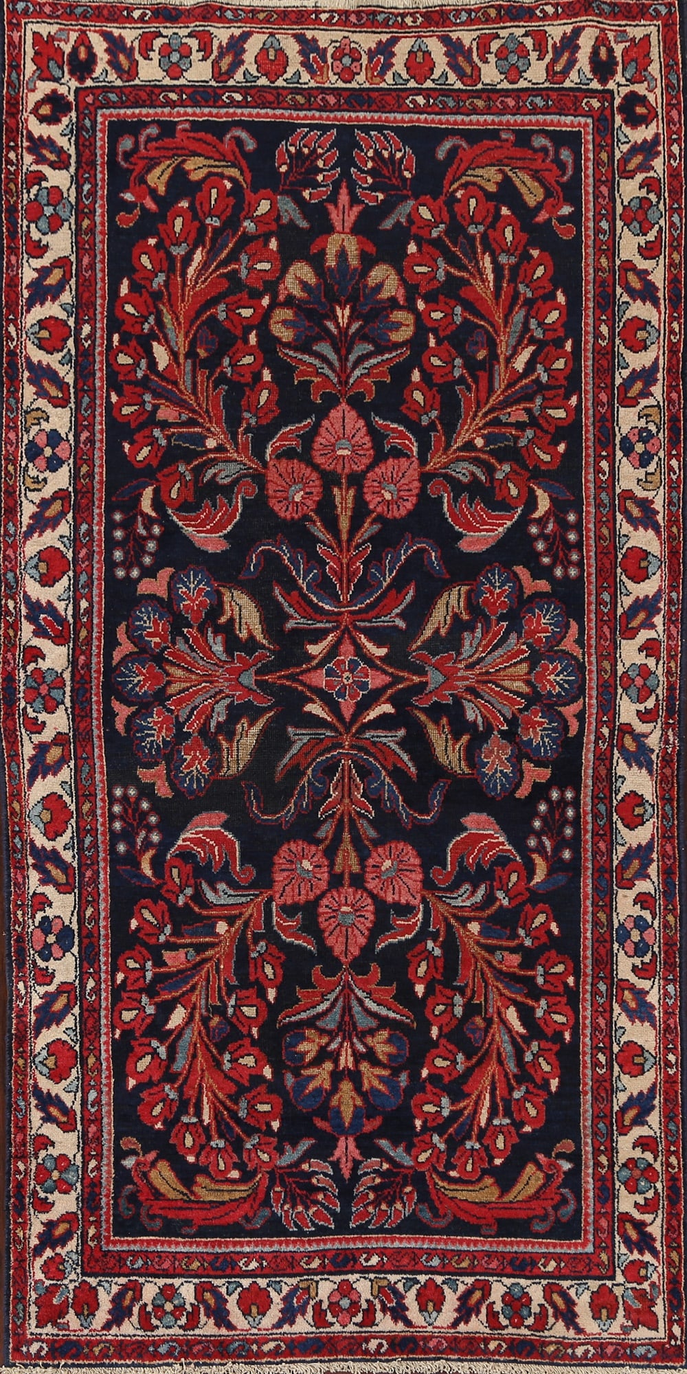Antique 100% Vegetable Dye Lilian Persian Area Rug 4x8 (1 of 20)