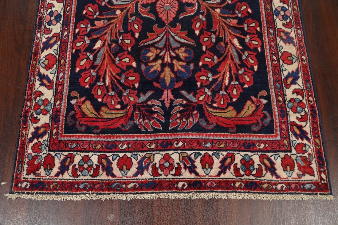 Antique 100% Vegetable Dye Lilian Persian Area Rug 4x8 - 8