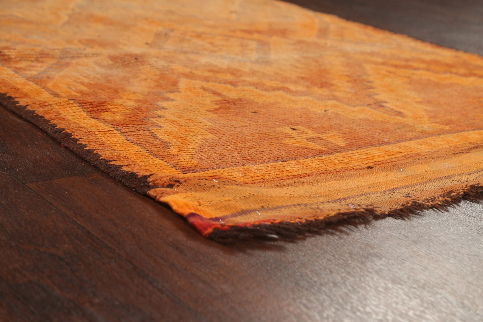 Antique 100% Vegetable Dye Moroccan Oriental Area Rug 4x5 - 6