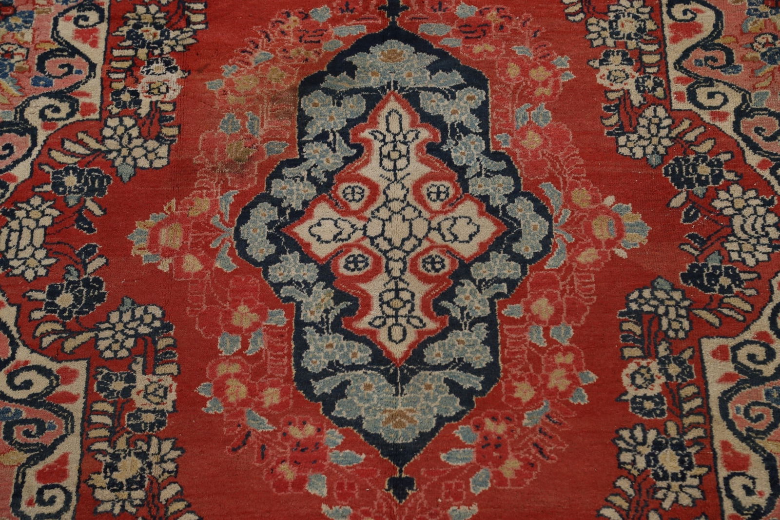 Antique Floral Mahal Persian Area Rug 8x11 - 4
