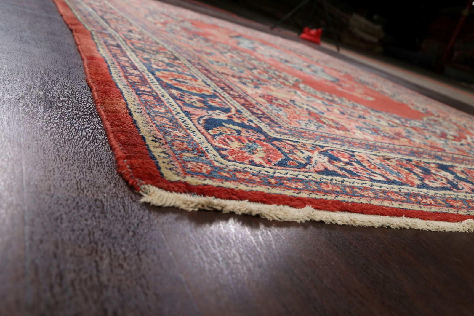 Antique Floral Mahal Persian Area Rug 8x11 - 6