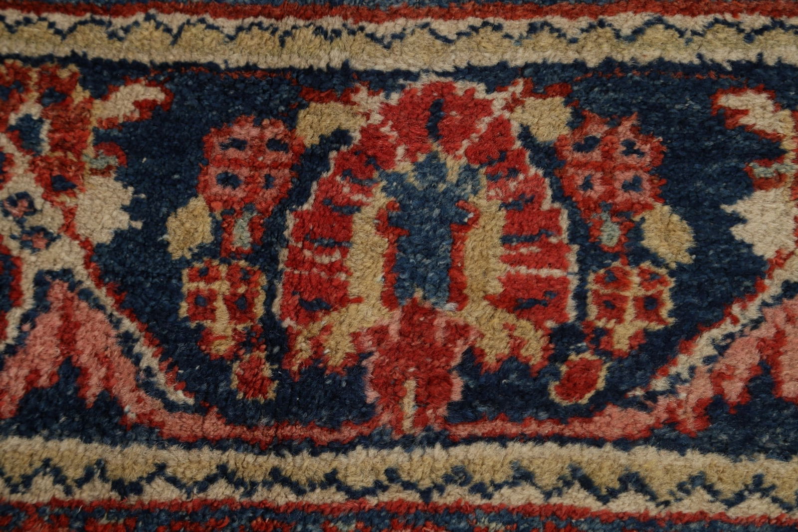 Antique Floral Mahal Persian Area Rug 8x11 - 9