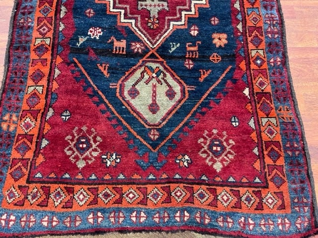 Antique Tribal Kurdish Rug - 4593 - 2
