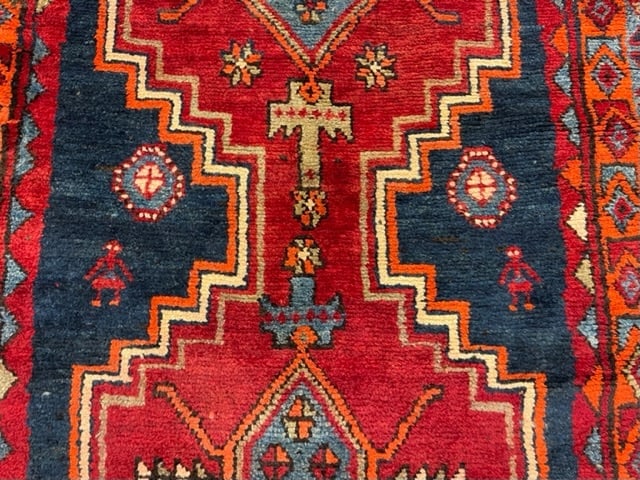 Antique Tribal Kurdish Rug - 4593 - 5