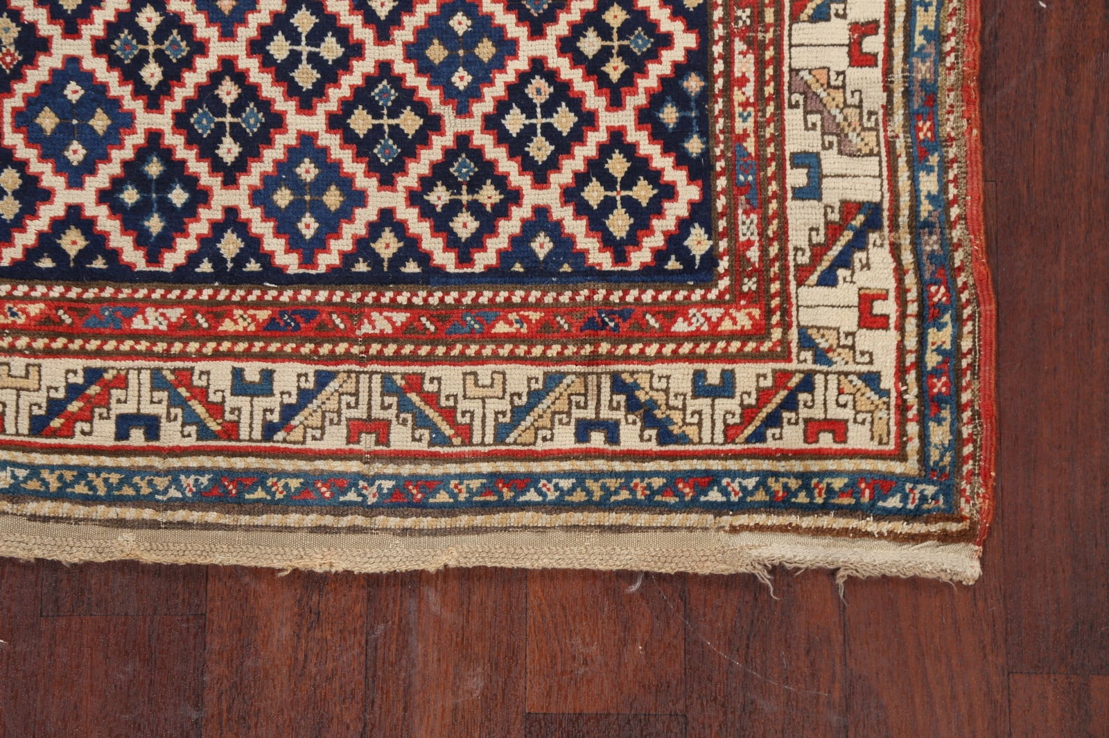 Pre-1900 Antique Vegetable Dye Oriental Area Rug 3x6 - 6