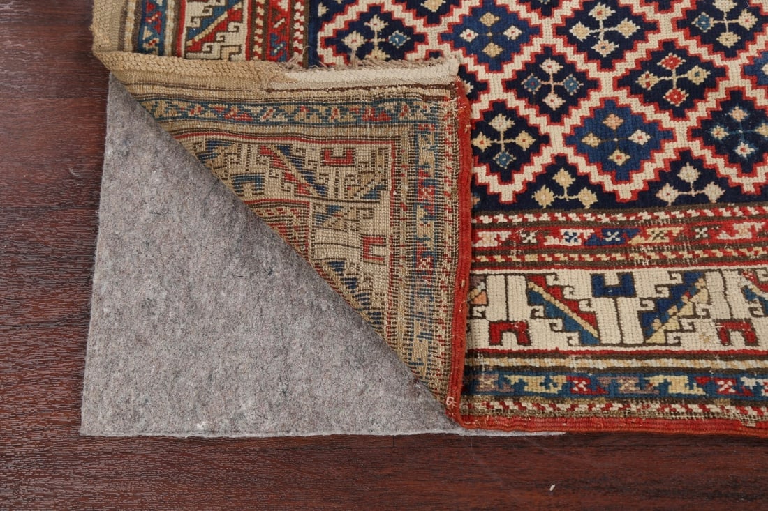 Pre-1900 Antique Vegetable Dye Oriental Area Rug 3x6 - 7