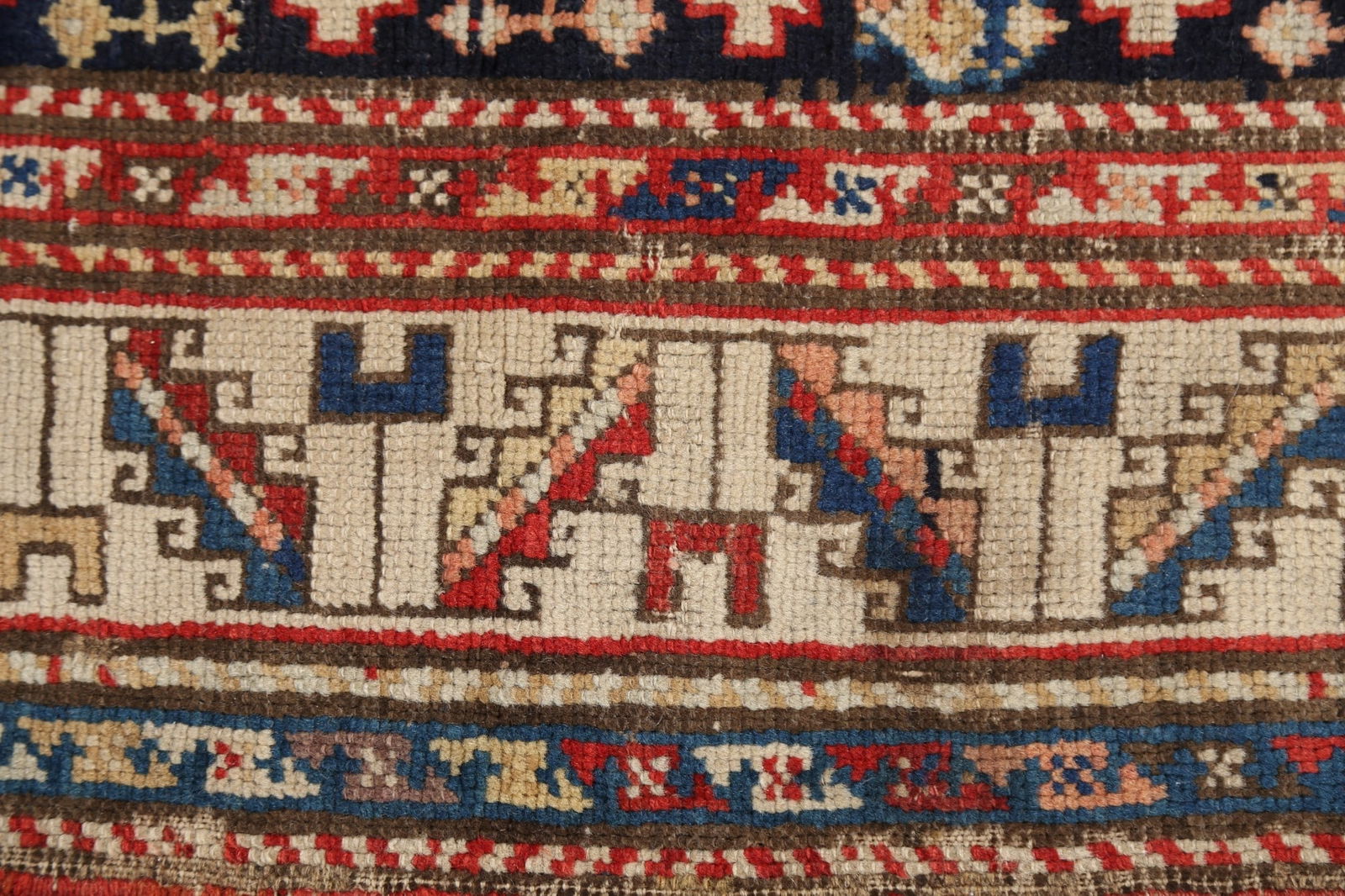 Pre-1900 Antique Vegetable Dye Oriental Area Rug 3x6 - 8