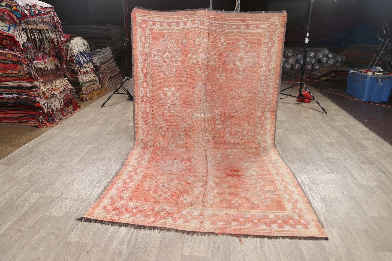 Pre-1900 Antique Tribal Moroccan Oriental Area Rug 5x9 - 18