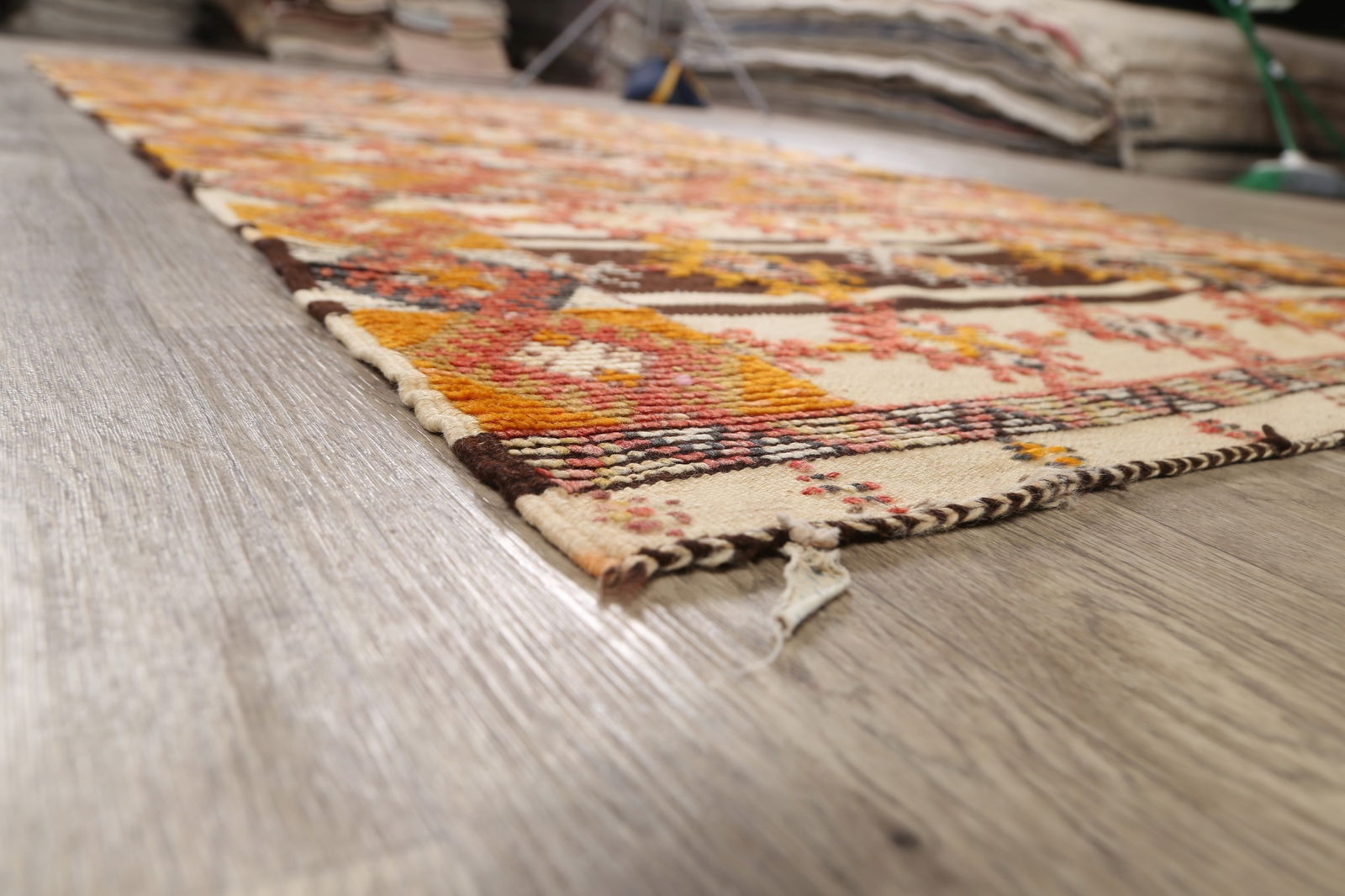 Antique Tribal Moroccan Oriental Area Rug 5x10 - 6