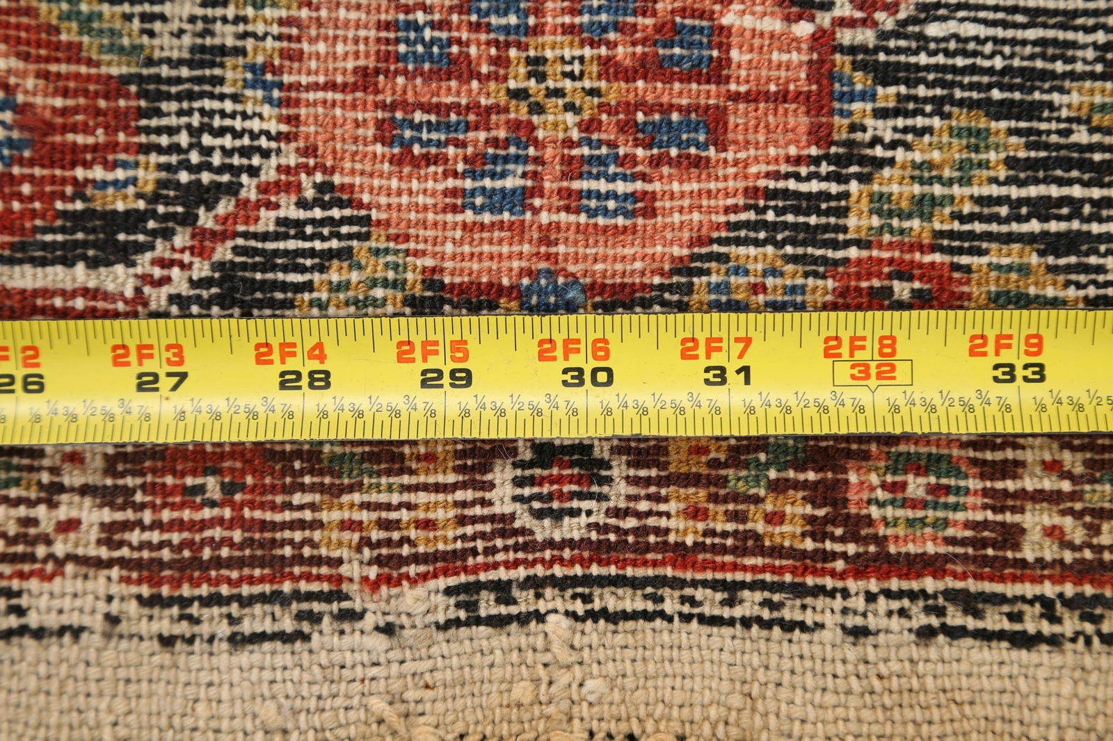 Pre-1900 Antique Vegetable Dye Malayer Persian Runner Rug 3x16 - 19