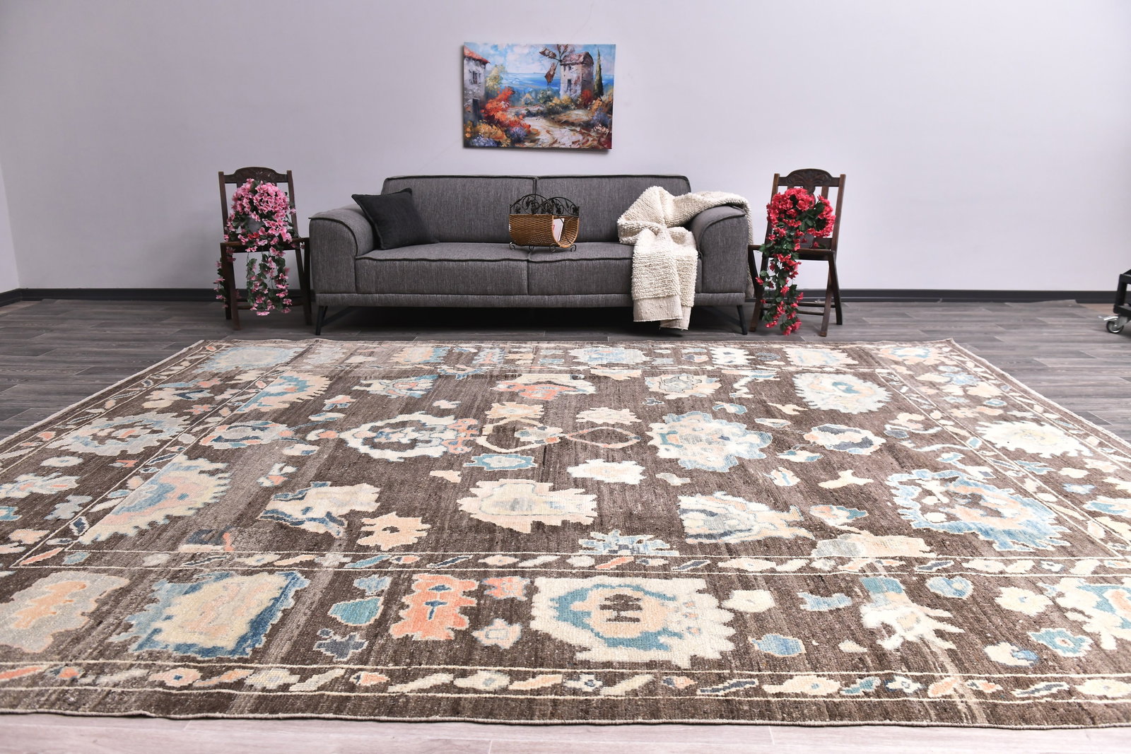 10'0'' x 12'3'' Handmade Vintage Wool Rug - 20681 (1 of 14)