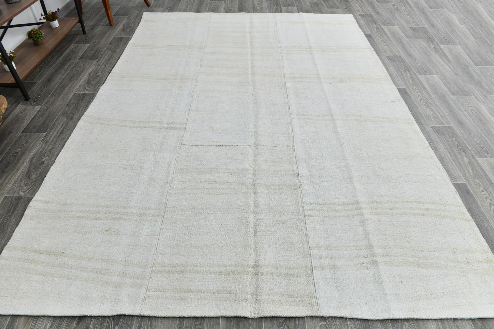 7'4'' x 10'5'' Turkish Vintage Hemp Rug - 53304 - 4