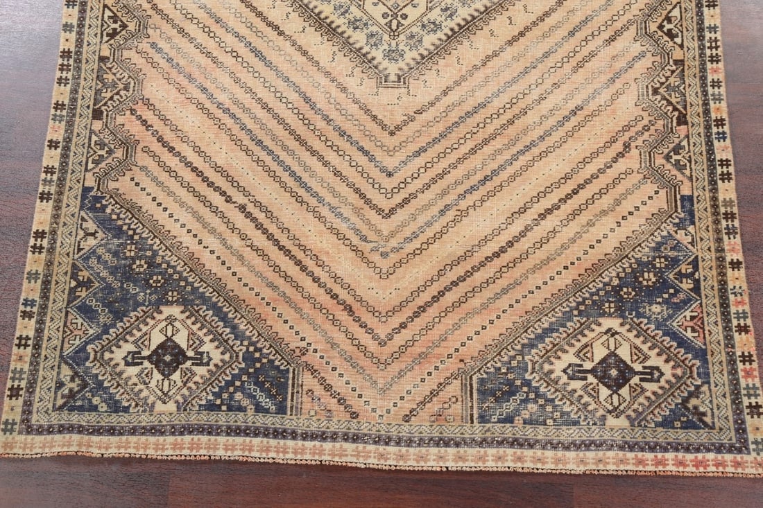 Antique Shiraz Persian Area Rug 6x10 - 5