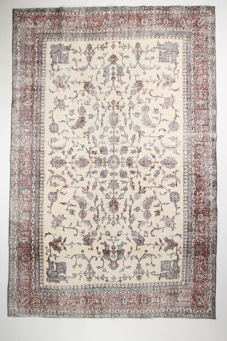 8'3'' x 12'6'' Handmade Vintage Wool Rug - 18652 (1 of 20)