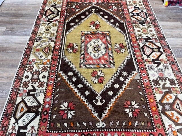 Antique Turkish Village rug-1562 - 3