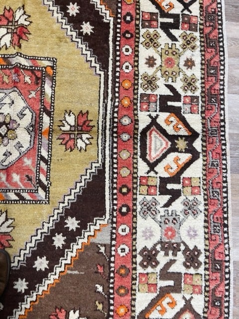 Antique Turkish Village rug-1562 - 6