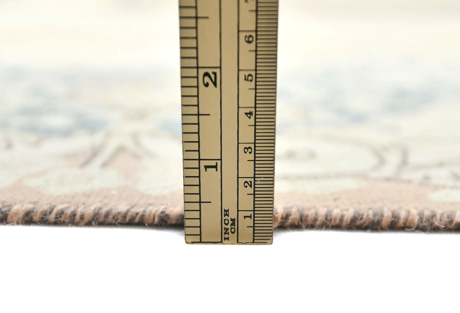 Antique Muted Rust Floral 10X13 Distressed Vintage Oriental Rug - 9