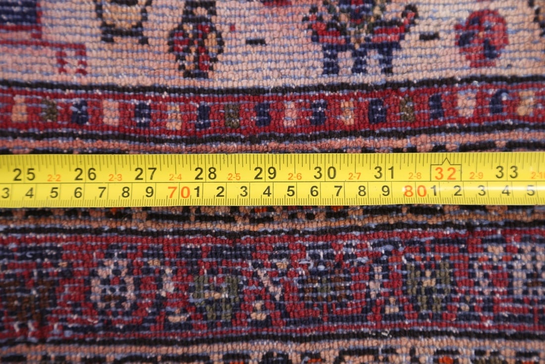 Antique Tribal Shiraz Abadeh Persian Area Rug 4x5 - 9