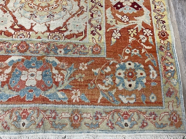 Vintage Turkish Ushak Rug-5336 - 2