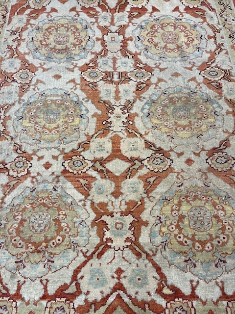 Vintage Turkish Ushak Rug-5336 - 6