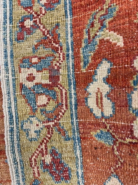 Vintage Turkish Ushak Rug-5336 - 9