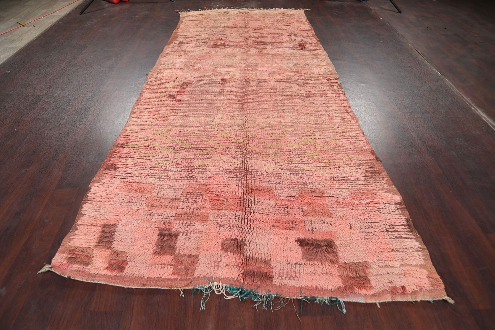 Antique Tribal Moroccan Oriental Area Rug 5x12 - 13