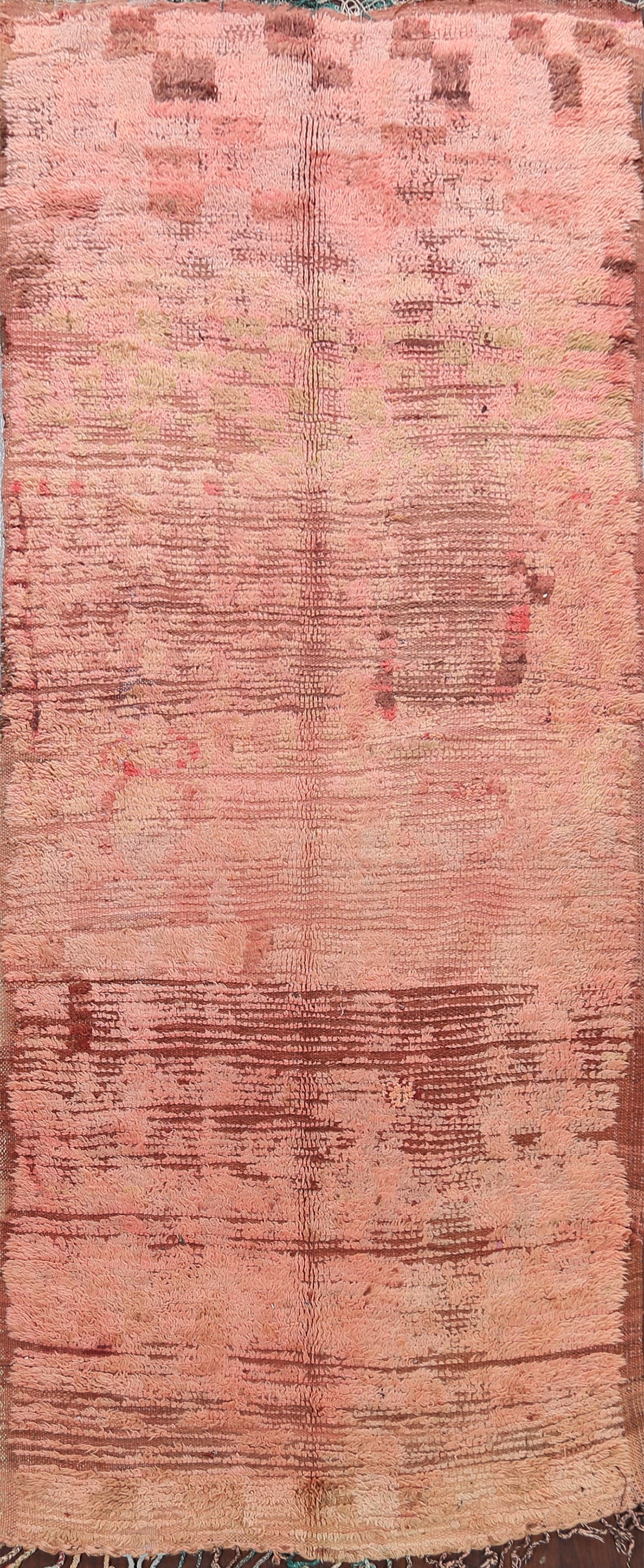 Antique Tribal Moroccan Oriental Area Rug 5x12: Title:Antique Tribal Moroccan Oriental Area Rug 5x12Origin:A Beautiful Genuine Morocco Moroccan rug is Hand Knotted by skillful weavers in Morocco with 100% Wool Material. This rug is in Very Good (