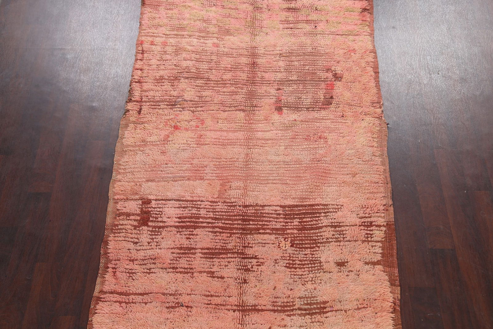 Antique Tribal Moroccan Oriental Area Rug 5x12 - 3