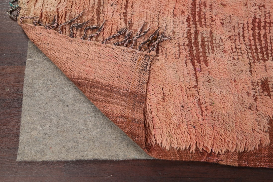 Antique Tribal Moroccan Oriental Area Rug 5x12 - 7