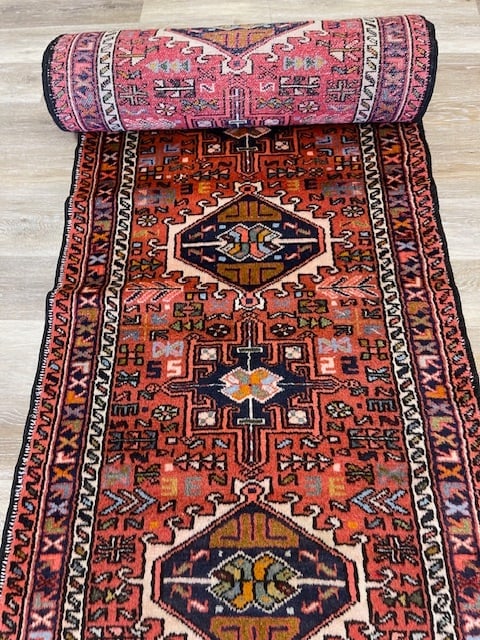 Vintage Long persian Karajeh Runner-5163 - 10