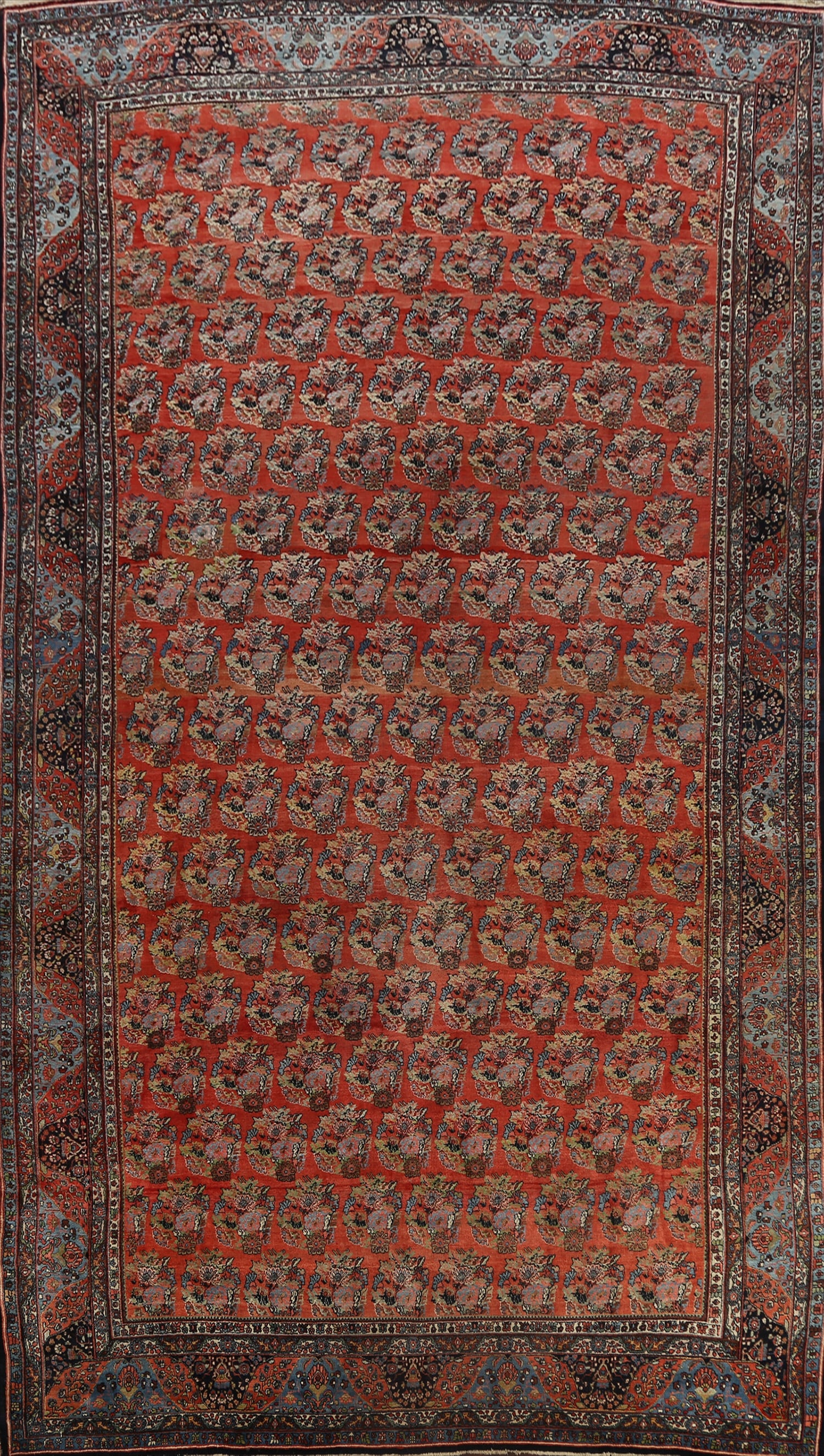 Antique 100% Vegetable Dye Bidjar Persian Area Rug 11x18 (1 of 20)