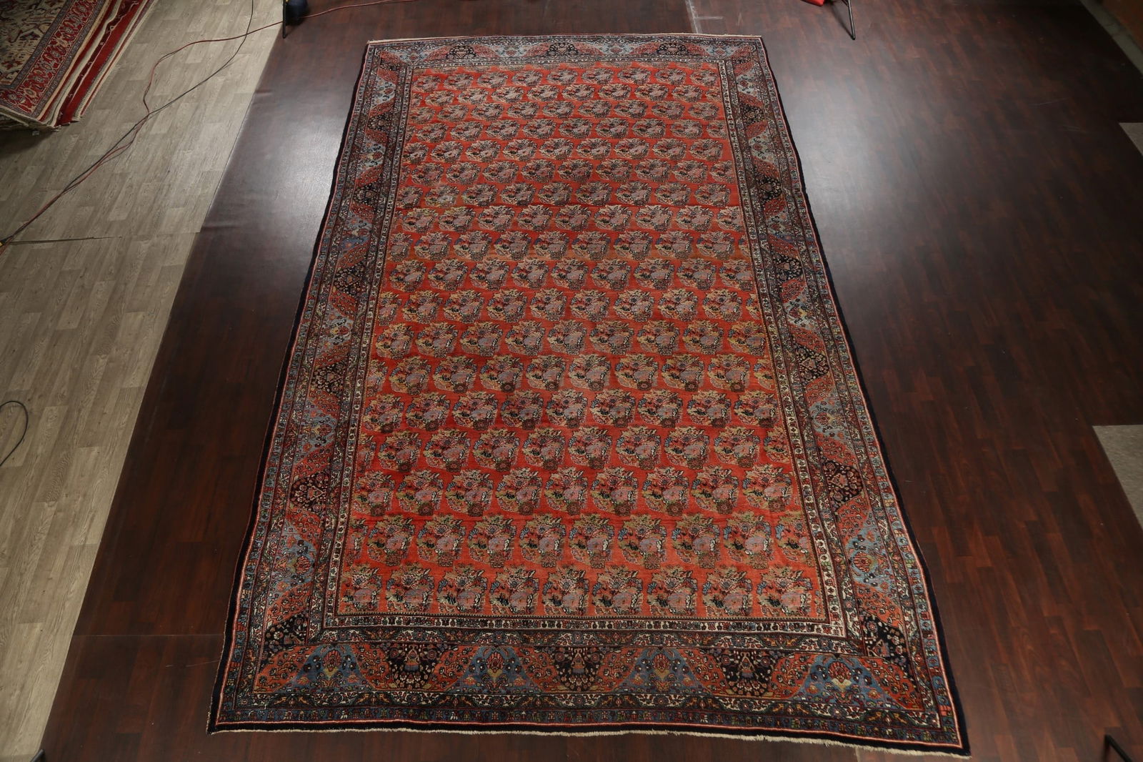 Antique 100% Vegetable Dye Bidjar Persian Area Rug 11x18 - 2