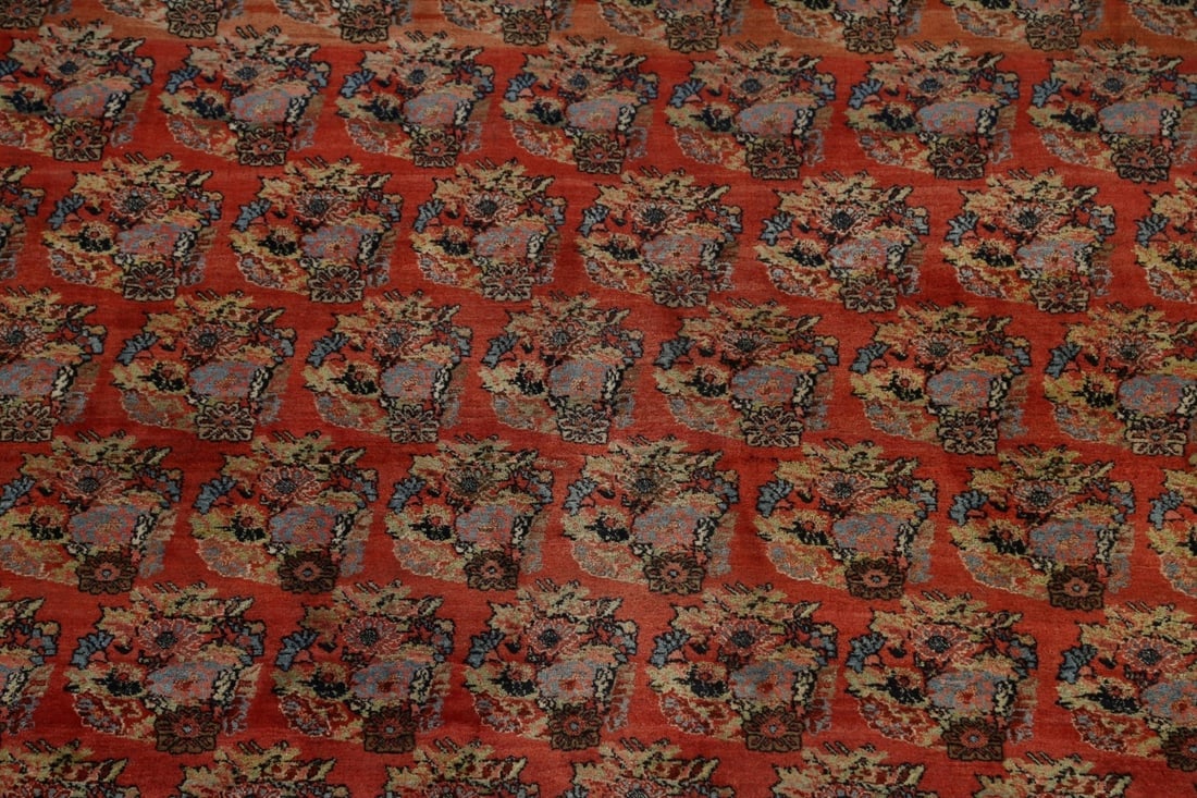 Antique 100% Vegetable Dye Bidjar Persian Area Rug 11x18 - 4