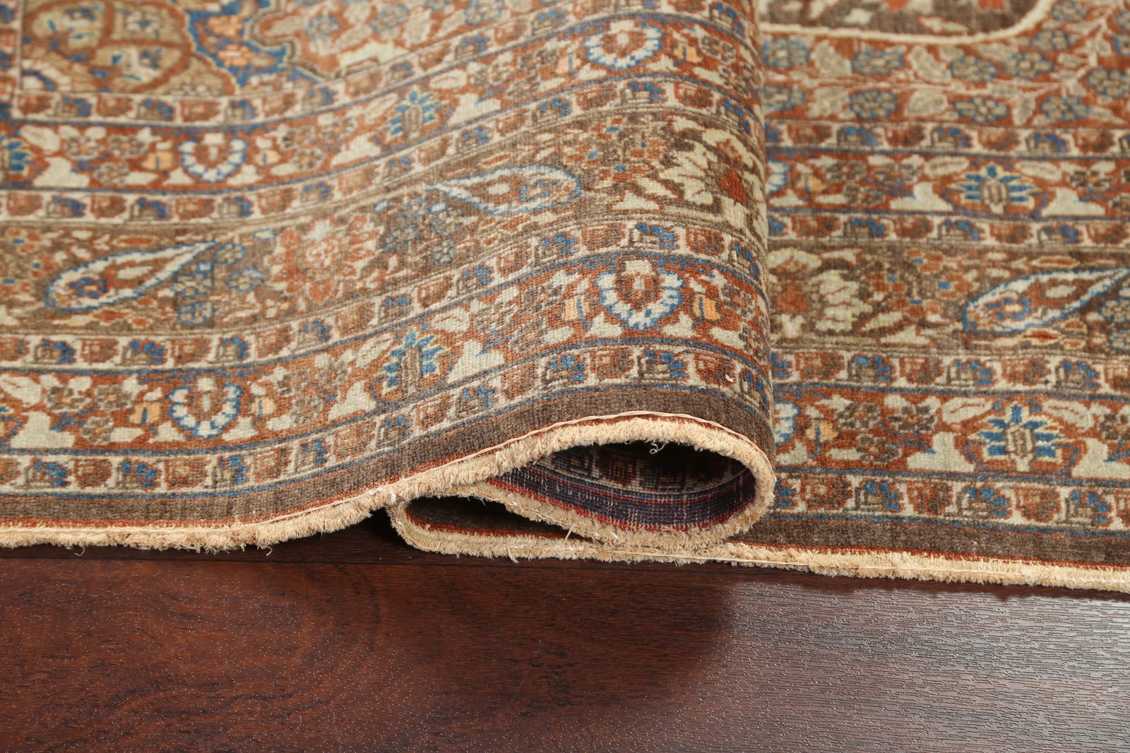 Pre-1900 Antique Vegetable Dye Tabriz Haj Jalili Persian Area Rug 5x6 - 11