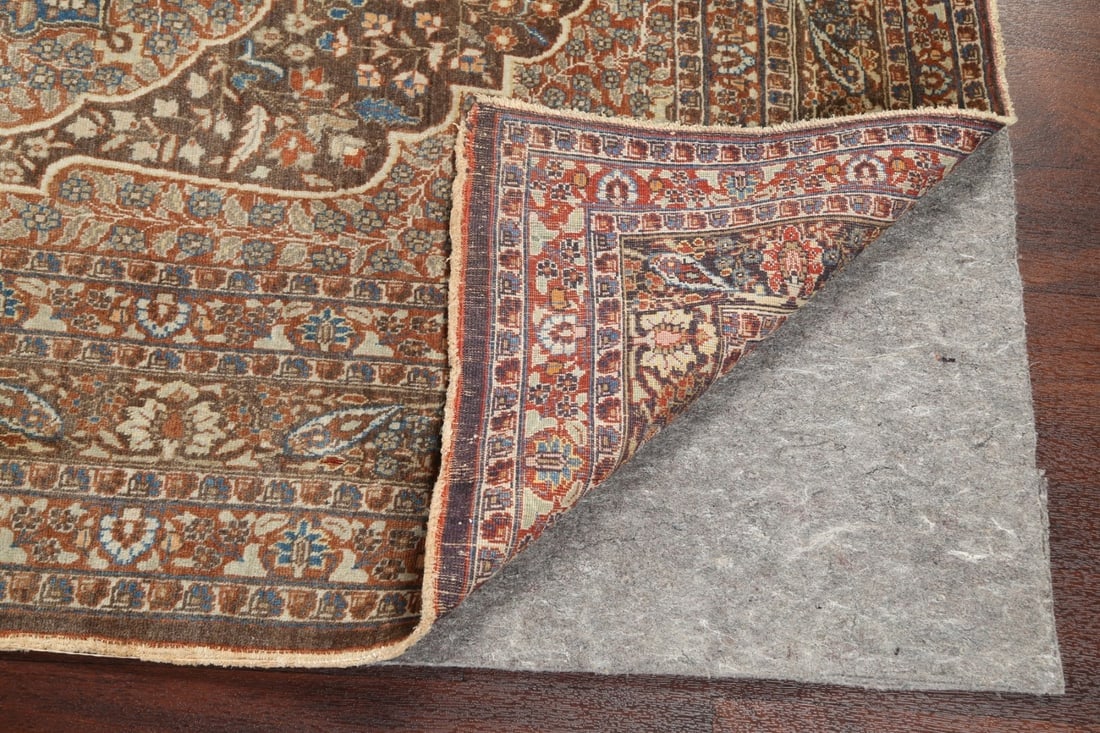 Pre-1900 Antique Vegetable Dye Tabriz Haj Jalili Persian Area Rug 5x6 - 7