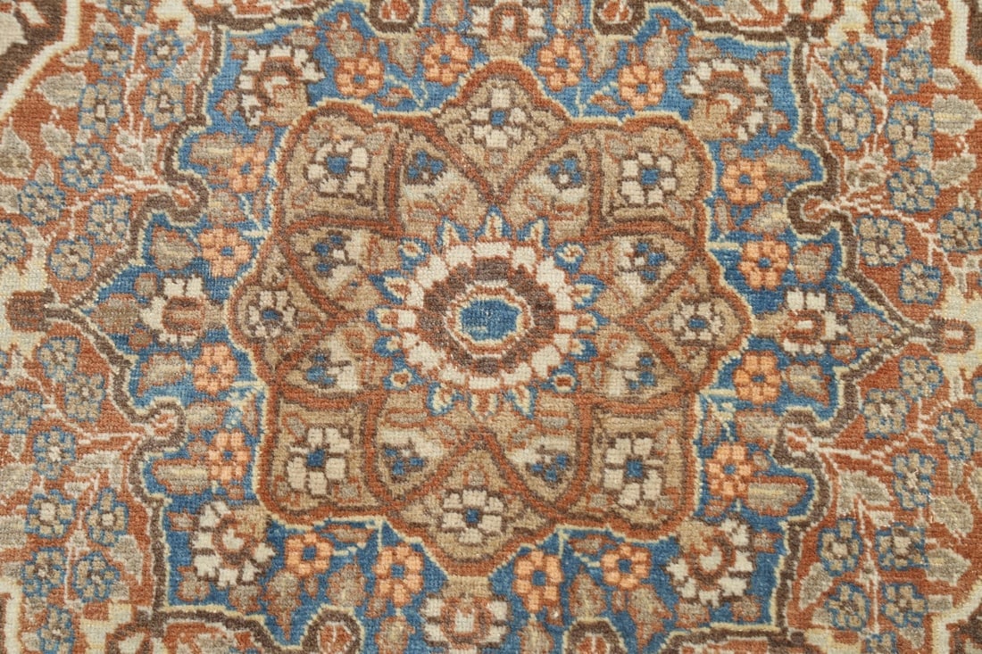 Pre-1900 Antique Vegetable Dye Tabriz Haj Jalili Persian Area Rug 5x6 - 8