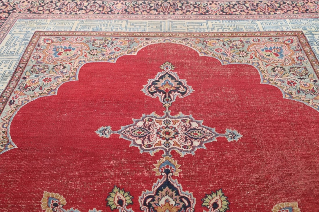 Antique 100% Vegetable Dye Dorokhsh Persian Area Rug 10x18 - 14