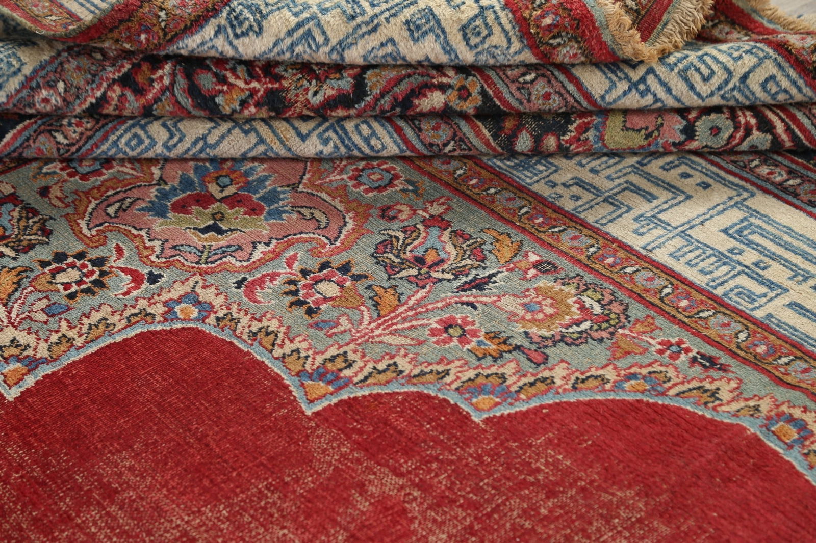 Antique 100% Vegetable Dye Dorokhsh Persian Area Rug 10x18 - 18