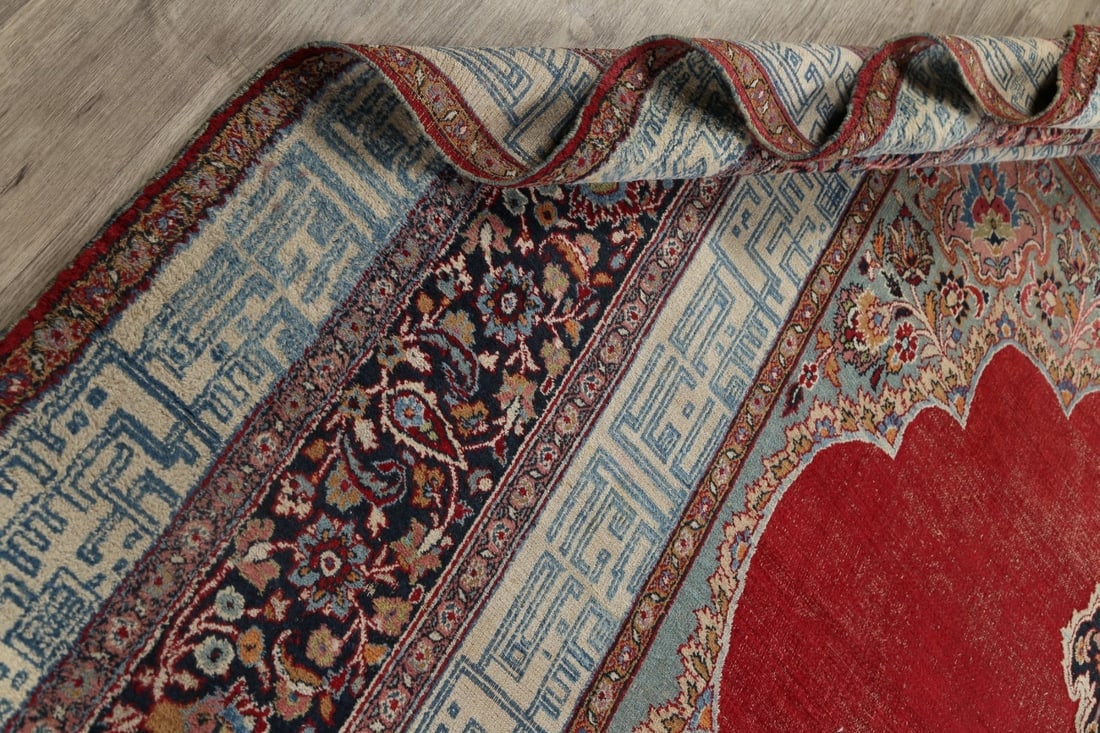 Antique 100% Vegetable Dye Dorokhsh Persian Area Rug 10x18 - 19