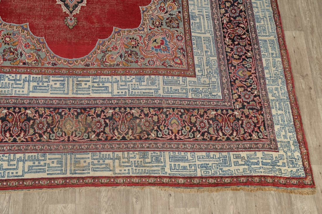 Antique 100% Vegetable Dye Dorokhsh Persian Area Rug 10x18 - 5