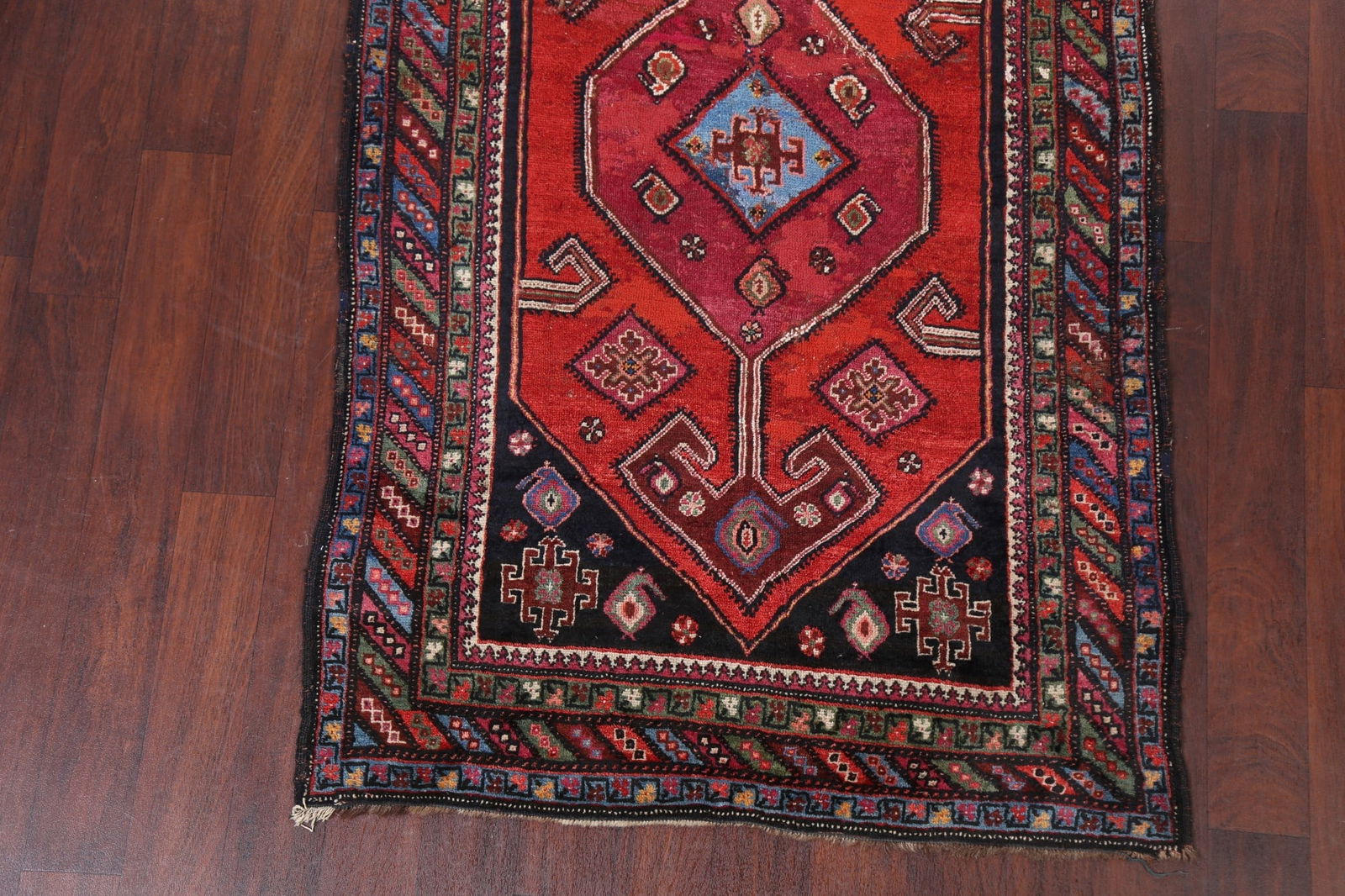 Pre-1900 Antique Vegetable Dye Afshar Persian Area Rug 4x6 - 5