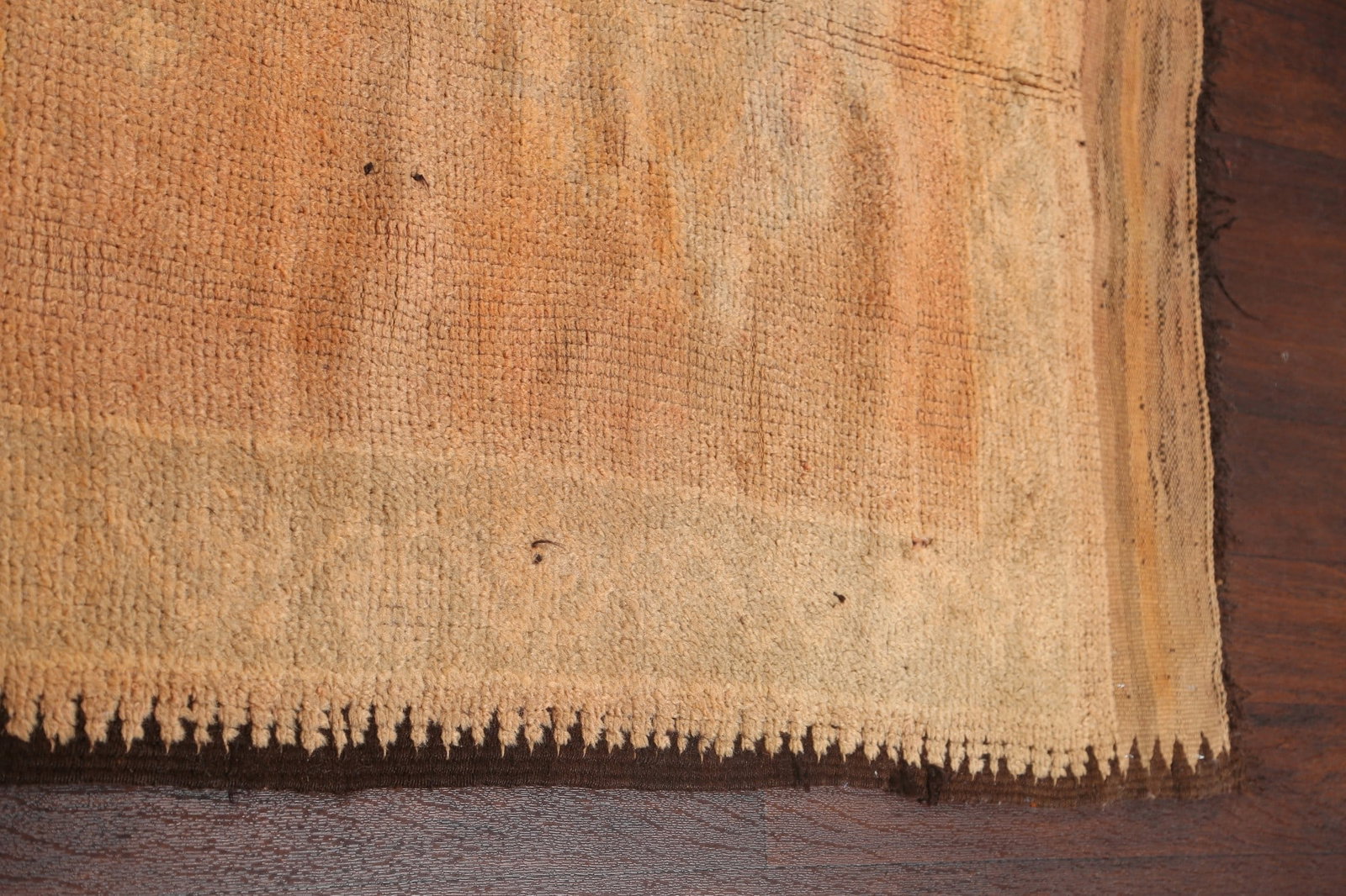 Antique Vegetable Dye Moroccan Oriental Runner Rug 4x13 - 14