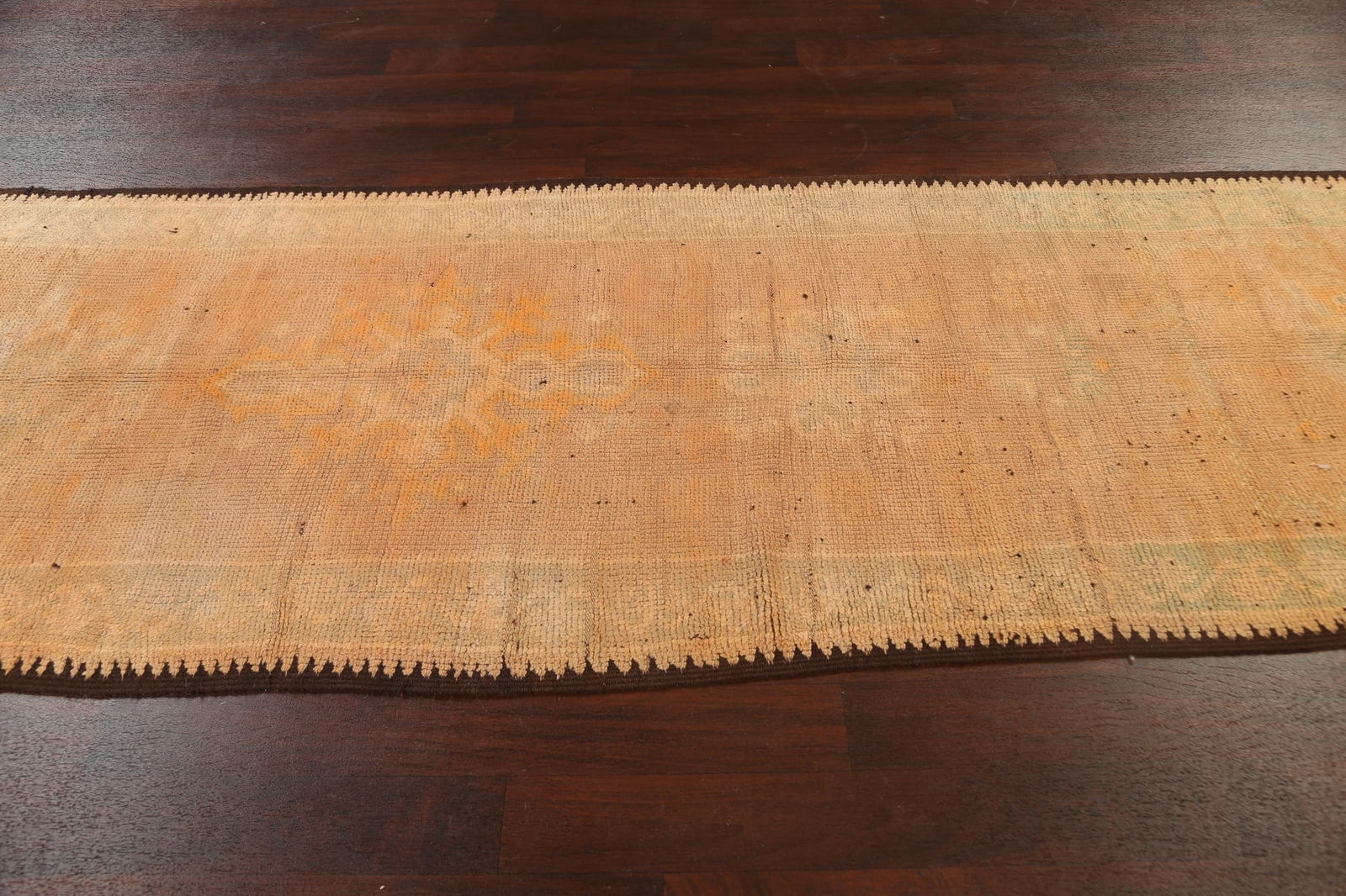 Antique Vegetable Dye Moroccan Oriental Runner Rug 4x13 - 16