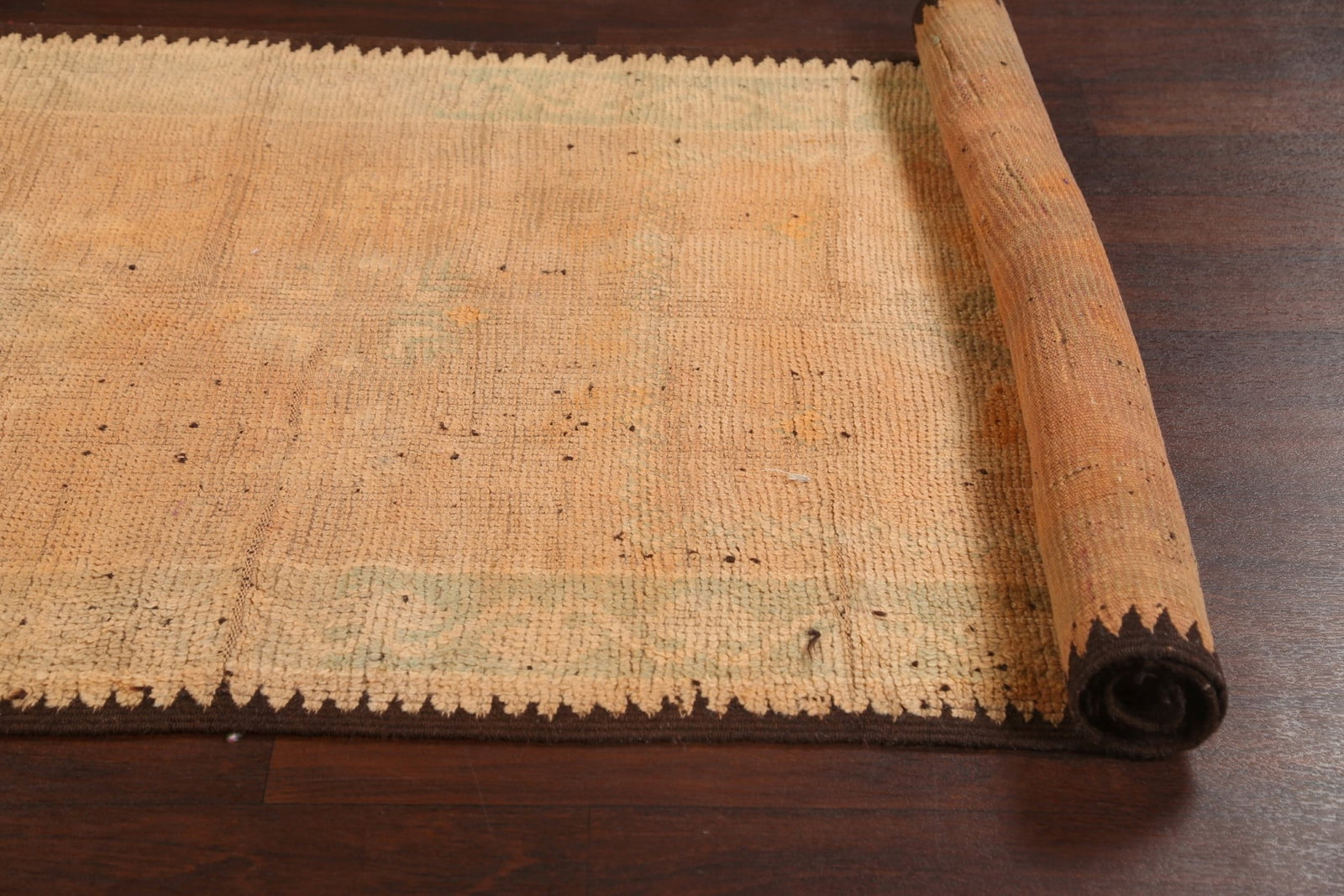 Antique Vegetable Dye Moroccan Oriental Runner Rug 4x13 - 18