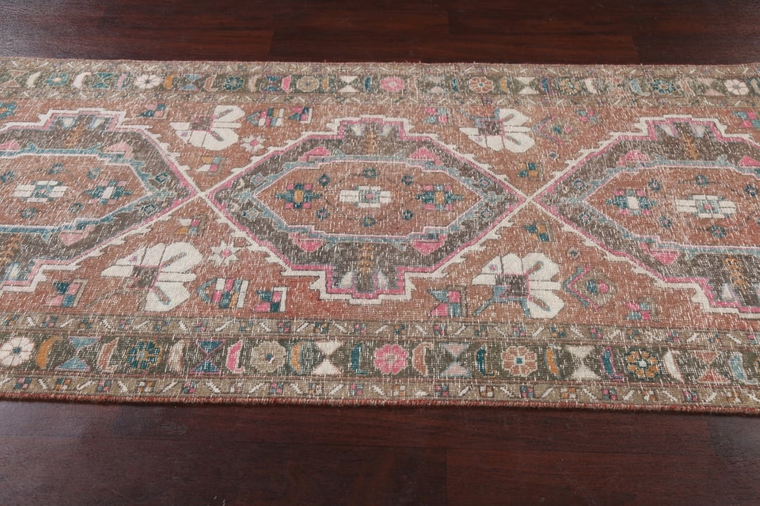 Antique Ardebil Persian Handmade Rug 3x12 - 12