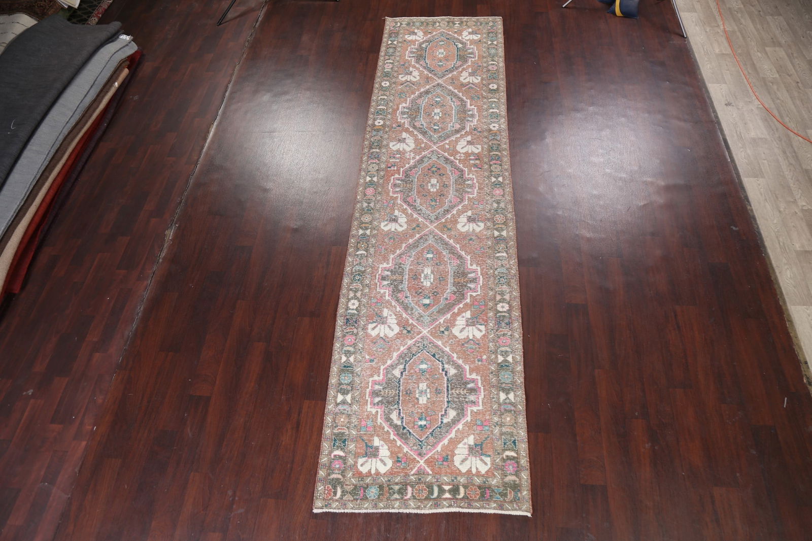 Antique Ardebil Persian Handmade Rug 3x12 - 13