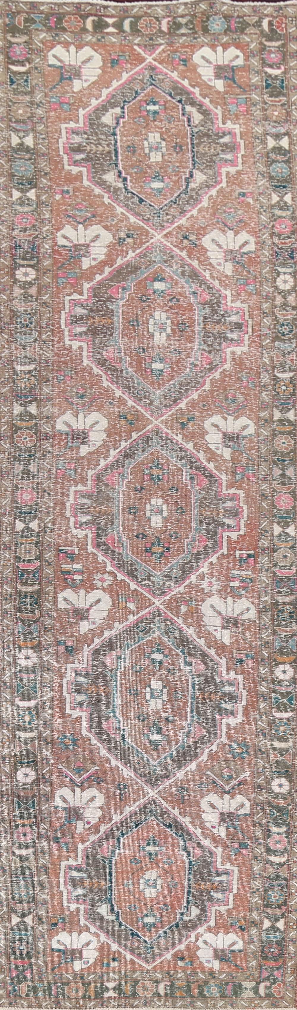 Antique Ardebil Persian Handmade Rug 3x12 (1 of 17)