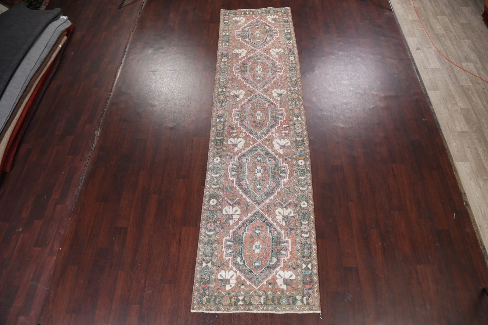 Antique Ardebil Persian Handmade Rug 3x12 - 2